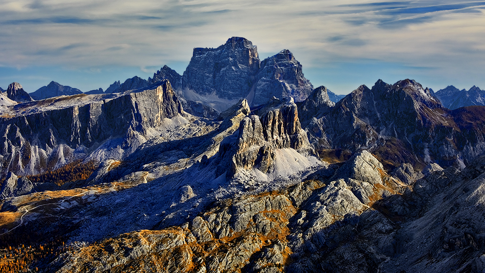 DSC_5510panMin.jpg - Passo Falzarego - widok ze szczytu Rifugio Lagazuoi