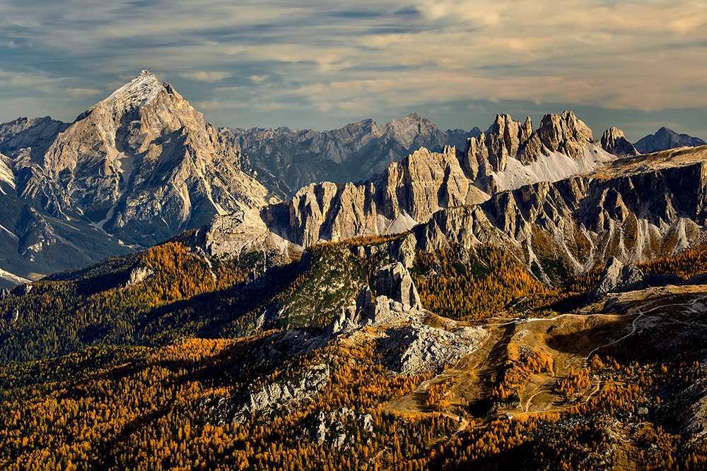 DSC_5542kmin.jpg - Passo Falzarego - widok ze szczytu Rifugio Lagazuoi
