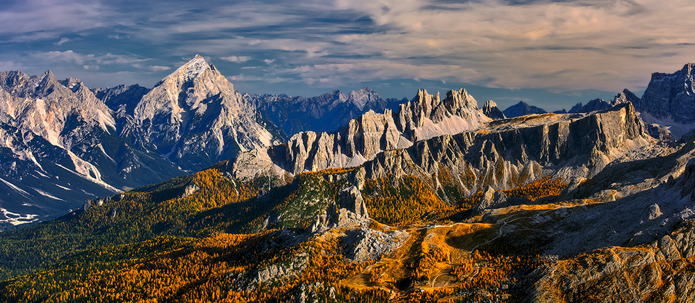 DSC_5544PanoramaMin.jpg - Passo Falzarego - widok ze szczytu Rifugio Lagazuoi