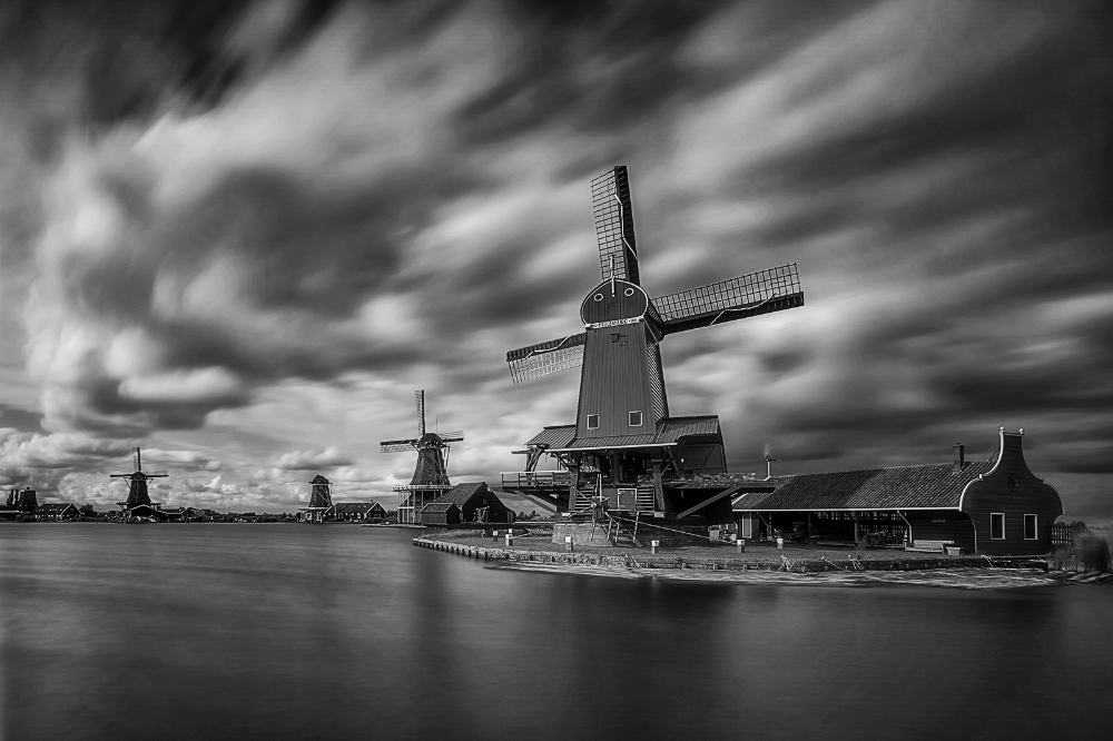 DSC_1998miekkoMinDBW.jpg - Wiatraki, Zaandam, Holandia