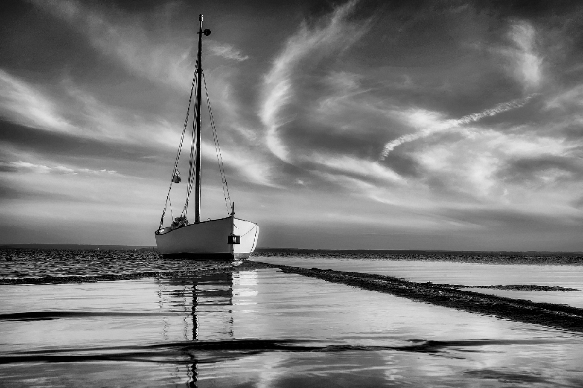 _DSC2433BW.jpg - W oczekiwaniu - Kuznica, Hel