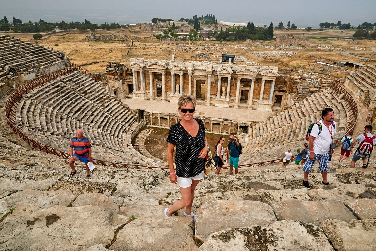 DSC_0149minD.jpg - Amfiteatr starozytnego miasta Hierapolis, okolice Pamukkale