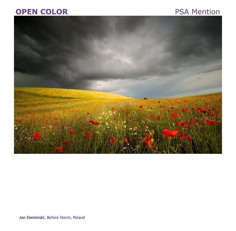 BEFORE STORM PSA MENTION Dalia.jpg - Sierpien 2022 fotografia "BEFORE STORM" zdobyła PSA Mention w konkursie fotograficznym DALIA w Czarnogórze, konkurs pod patronatem Photographic Society of America