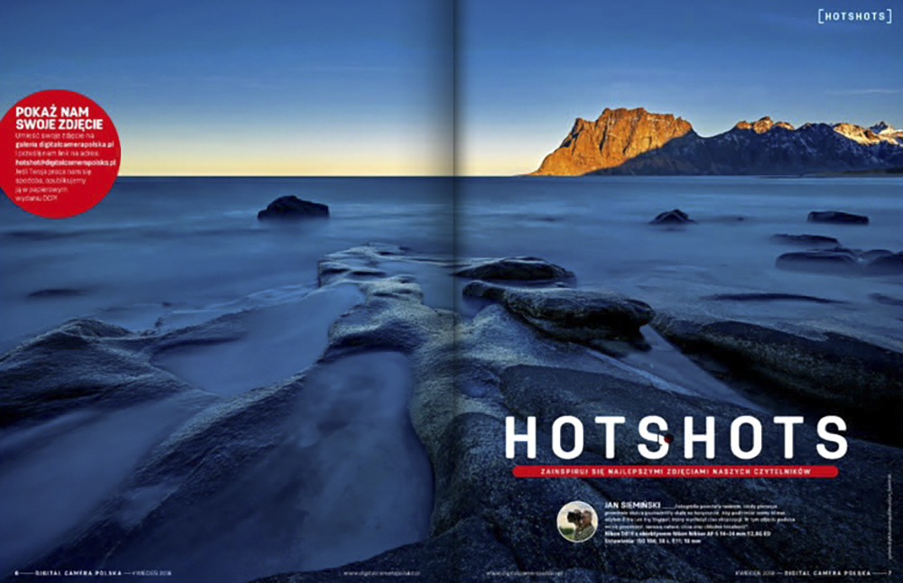 Digital Camera.jpg - "Utakliev" Norwegia .... kwiecien 2018 fotografia opublikowana w  wydaniu Digital Camera Polska w dziale HOTSHOTS