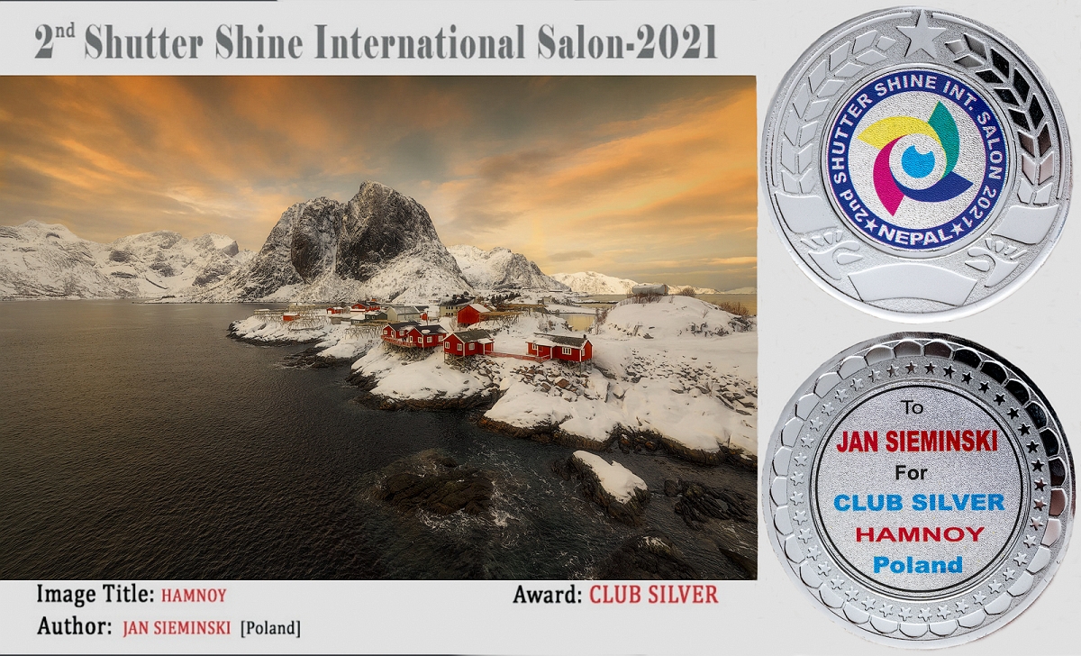 Hamnoy Nepal A.jpg - Lipiec 2021  fotografia "HAMNOY" w konkursie pod patronatem FIAP - 2nd SHUTTER SHINE INTERNATIONAL SALON-2021 NEPAL otrzymała CLUB SILVER MEDAL, konkurs pod patronatem EFIAP......wrzesien 2021 fotografiia w konkursie PHOTO TOURS MARVELLOUS CAPADOCCIA 2021 Turcja została wyrozniona IAAP Ribbon