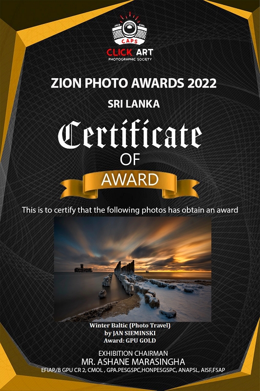 JAN SIEMINSKI_1_04_04.JPG - Luty 2022, fotografia WINTER BALTIC została nagrodzona Gold Medalem GPU w konkursie ZION PHOTO AWARDS w Sri Lance, konkurs pod patroanatem FIAP oraz PSA......sierpien 2022 fotografia zdobyła NPU DIPLOMA w konkursie ILUSION w MACEDONII