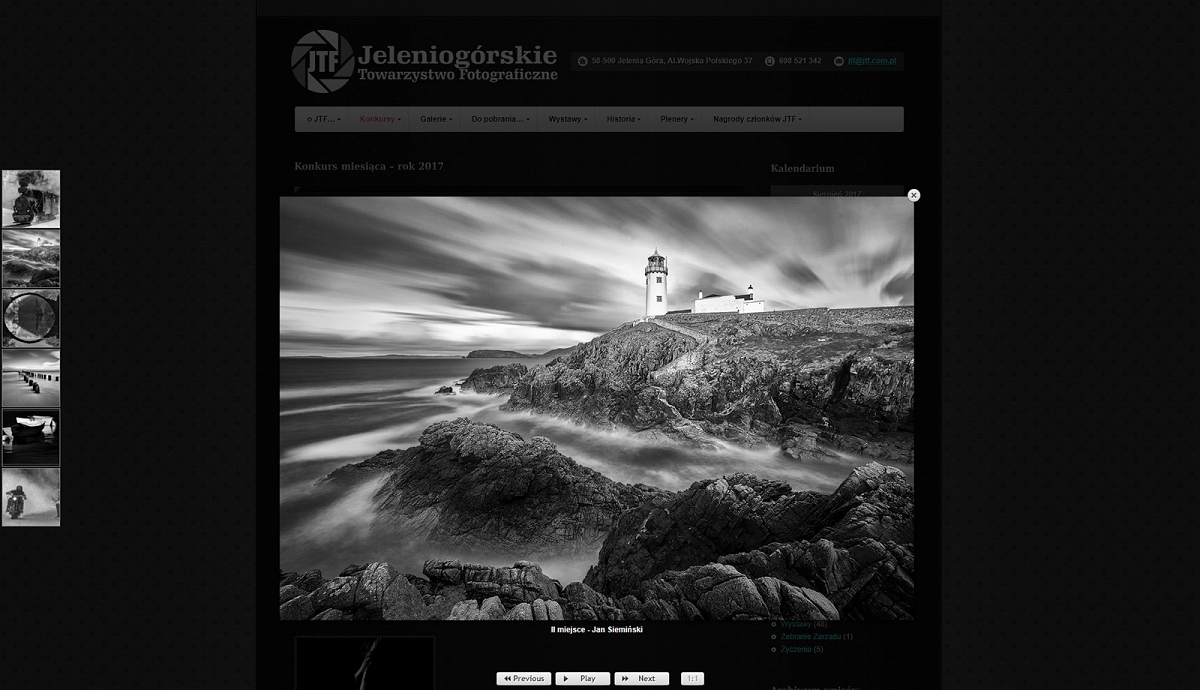 JTF II miejsce - Bez koloru.jpg - "Fanad Head" , Irlandia - 10 sierpnia 2017 r fotografia zajela II miejsce w konkursie " BEZ KOLORU" Jeleniogorskiego Towarzystwa Fotograficznego  http://www.jtf.com.pl/cr-2017/#all/1/list