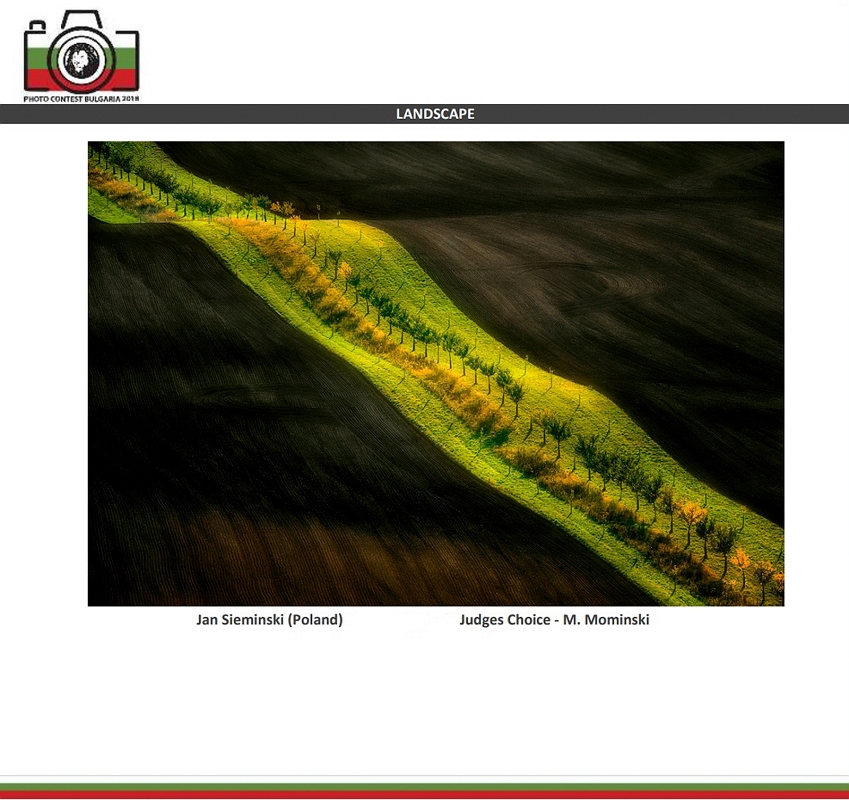Landscape - Bulgaria PSA 501 FIAP 494   2018 kopia.jpg - Grudzien 2018 fotografia "MORAVIAN RIBBON" w konkursie Photo Contest Bułgaria zdobyła JUGDES CHOICE