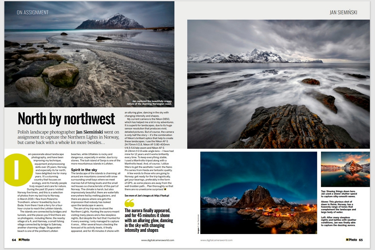 NPhoto Sierpien 2020.jpg - Norwegia sierpien 20202 cykl fotografii wydrukowanych w NPhoto magazynie fotograficznym ukazujacym sie w UK