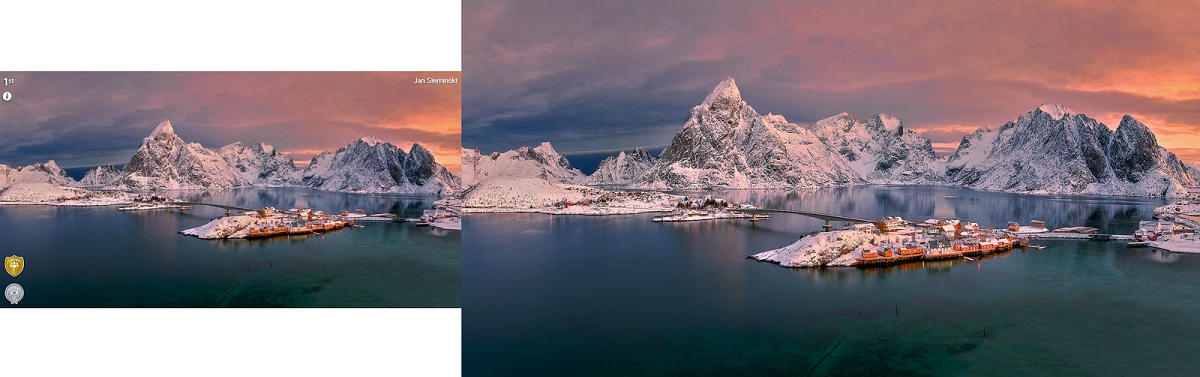 NR5a kopia.jpg -  "Sakrisoy" Norwegia... listopad 2019 fotografia zajeła I miejsce w konkursie WINTER na portalu Photocrowd   https://www.photocrowd.com/photo-competitions/winter-3-landscape-photo-contest-7309/crowd-results/ &nbsp; &nbsp;&nbsp; 