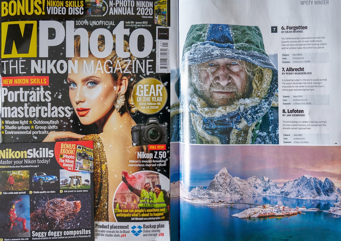 Nikon Pk kopia.jpg - Styczne 2020 .....fotografia "Sakrisoy" Norwegia , została opublikowana w magazynie NPhoto w UK.