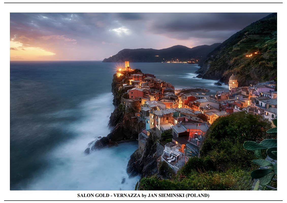 Salon Gold - VERNAZZA . DIMENSIONS.jpg - grudzien 2021 w konkursie DIMENSIONS 2021 pod patronatem Photographic Society of America, fotografia VERNAZZA otrzymała Salon Gold Medal