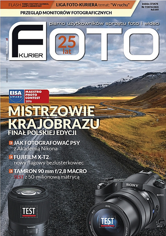 okladka Foto Kuriera 7_2016.jpg - Droga , Islandia - fotografia opublikowana w nr 7 lipiec 2016 magazynu Foto Kurier